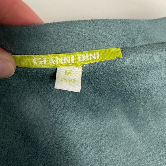 Gianni Bini faux suede Moto jacket - Picture 4 of 7